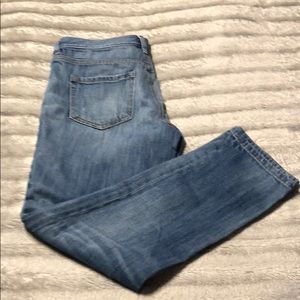 Pre-owned LOFT Medium Wash Boyfriend Jean Sz 10/30